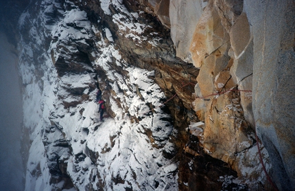 Silvo Karo, Bhagirathi III, India - Silvo Karo and Janez Jeglič climbing Bhagirathi III, 1990