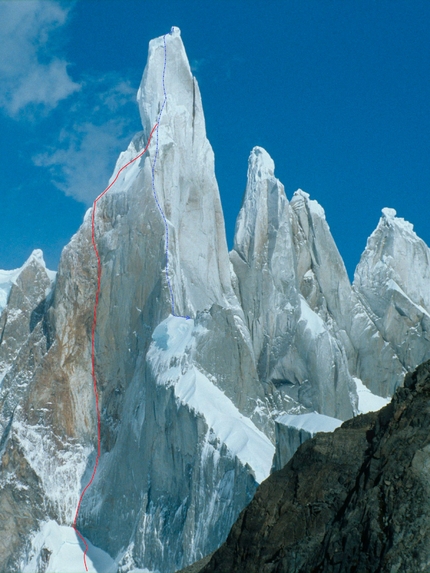 Silvo Karo - Cerro Torre in Patagonia: la parete sud e la via Cara Sur salita nel gennaio 1988 da Silvo Karo e Janez Jeglič