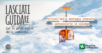 Pericoli della montagna innevata e autosoccorso in valanga: 3 camp con le Guide Alpine Lombardia