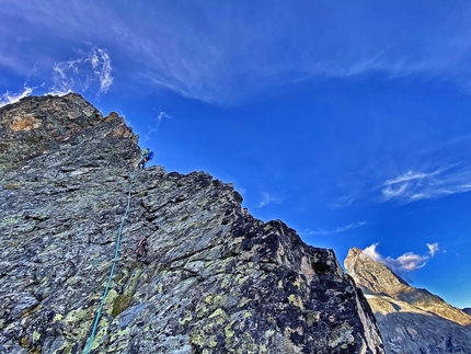 Emanuele Andreozzi e la sua ripartenza sul Dent d'Hérens dopo l'incidente