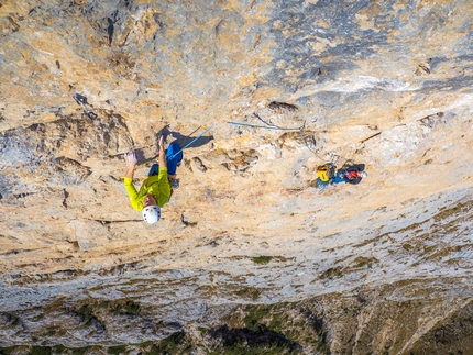 Il Re del Brenta, Paganella, Luca Giupponi, Rolando Larcher - Luca Giupponi durante l'apertura di Il Re del Brenta in Paganella (2022)