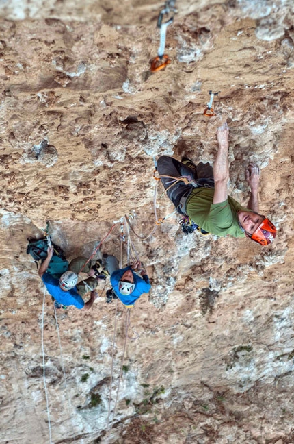 Mini Sicily expedition - Monte Pellegrino - Nicola Sartori, Luca Giupponi e Rolando Larcher su Pompa funebre - Monte Pellegrino - Parete dei Rotoli