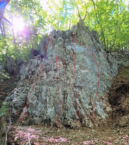 Bosco Incantato, Leonessa, Rieti - Settore Torretta, falesia Bosco Incantato