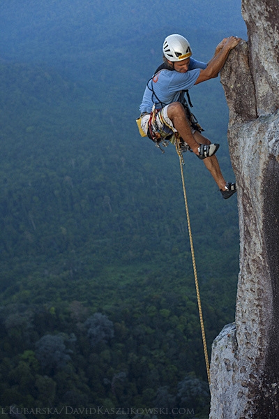 Polish Princess, Malysia - David Kaszlikowski on pitch 7 (6c) of Polish Princess (7b+ max, 270m), Dragon’s Horns, Malaysia