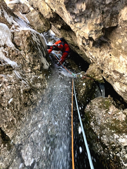 Al Büscion, nuova via di misto allo Zucco Barbisino nelle Alpi Orobie