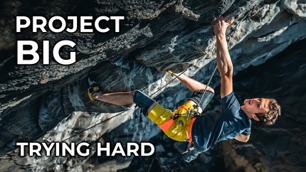 Watch Adam Ondra attempting Project Big at Flatanger