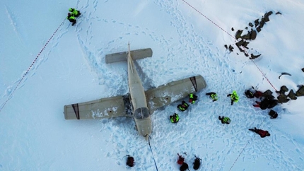 Sul Lagorai un atterraggio di emergenza, soccorsi i 3 passeggeri