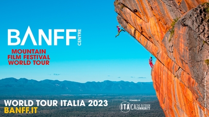 Banff Mountain Film Festival World Tour - La foto ufficiale del Banff Mountain Film Festival World Tour Italy 2023, scattata da Simon Carter: Ashlee Hendy e Elizabeth Chong, Grampians (Gariwerd) National Park, Australia