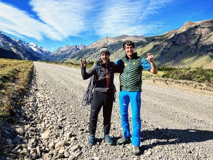 Matteo Della Bordella e Leonardo Gheza, direzione Fitz Roy in Patagonia