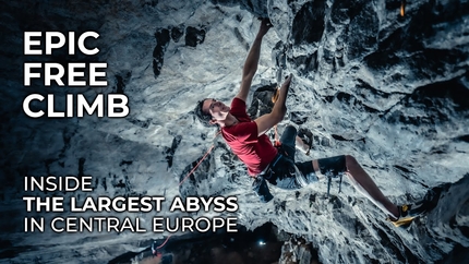 Watch Adam Ondra free the Macocha cave underground aid climb