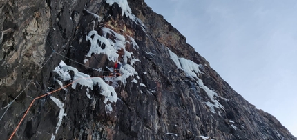 Su Rånkeipen in Norvegia una nuova via di misto di Joda Dolmans e Juho Knuuttila