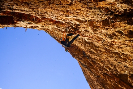 Giorgio Tomatis da 9a a Santa Linya in Spagna