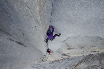 Torres del Paine, Patagonia, South African Route, Imanol Amundarain, Cedar Christensen, Tyler Karow - South African Route, Central Tower, Torres del Paine, Patagonia (Imanol Amundarain, Cedar Christensen, Tyler Karow 01/2023)