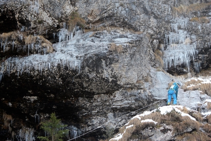 Guide Alpine Lombardia - Le prove attitudinali del corso di formazione per Aspirante Guida di 1° livello del Collegio Guide alpine Lombardia (9-13/01/2023).