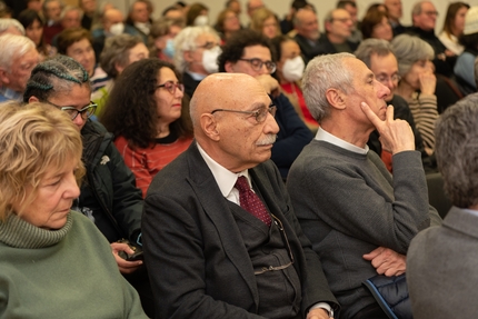 Club Alpino Italiano, Leggi razziali, recupero della Memoria - La serata di Roma del Club Alpino Italiano del 25/01/2023, durante la quale sono stati riammessi formalmente, con la consegna di tessere alla memoria agli eredi, i soci epurati dalla sezione della capitale in applicazione delle leggi razziali