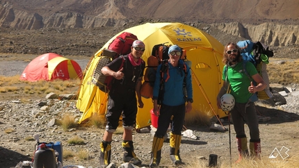 Annapurna I, Adam Bielecki, Felix Berg, Rick Allen - Adam Bielecki, Rick Allen and Felix Berg in 2017 while attempting to establish a new route on the NW Face of Annapurna I 