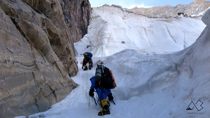 Annapurna I, Adam Bielecki, Felix Berg, Rick Allen - Adam Bielecki, Felix Berg and Rick Allen attempting a new route on the NW Face of Annapurna I, 2017