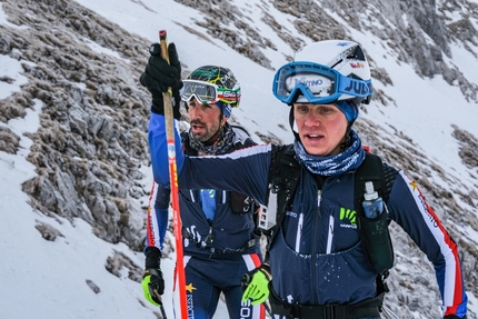 SkiAlp3 Presolana Memorial A. Castelletti - Robert Antonioli (sx) e Davide Magnini (dx) ai Campionati Italiani di Scialpinismo 2022, SkiAlp3 Presolana Memorial A. Castelletti
