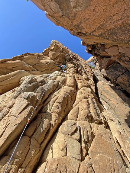 Loceri, Sardegna - Andrea Mannias, prima libera di 'Dingo' (7b) a Loceri, Sardegna