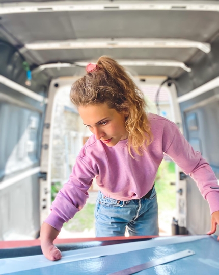 Solenne Piret  - Solenne Piret. Despite being born without her right forearm, the Frenchwoman started climbing at an early age but then stopped for about a decade before taking up the sport again in 2017.