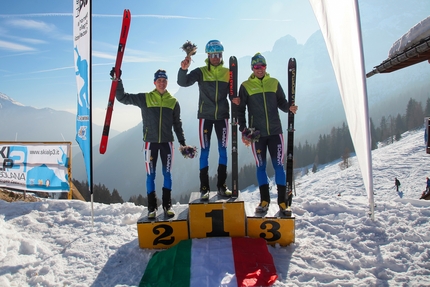 Campionati Italiani di Scialpinismo 2023, SkiAlp3 Presolana - 2. Davide Magnini 1. Matteo Eydallin 3. Michele Boscacci, Campionati Italiani di Scialpinismo 2023 SkiAlp3 Presolana