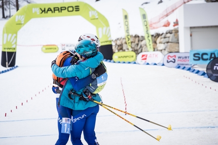 Val Martello, Ski Mountaineering World Cup 2023 - Robin Galingo & Emily Harrop, Mixed Relay, Ski Mountaineering World Cup 2023 in Val Martello, Italy