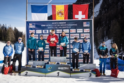 Val Martello, Coppa del Mondo di Scialpinismo 2023 - 2. Robin Galingo & Emily Harrop 1. Oriol Cardona Coll & Ana Alonso Rodriguez 3. Matteo Favre & Caroline Ulrich, Coppa del Mondo di Scialpinismo 2023: Mixed Relay in Val Martello