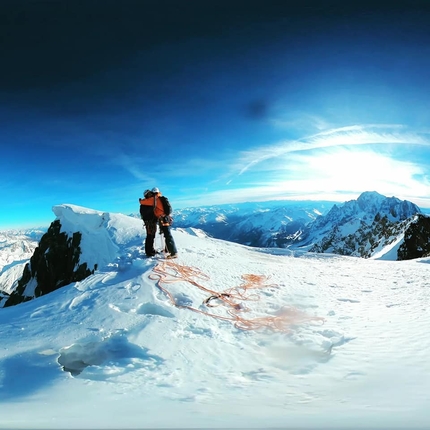 Grandes Jorasses: Léo Billon e Benjamin Védrines in velocità sulla leggendaria Gousseault-Desmaison