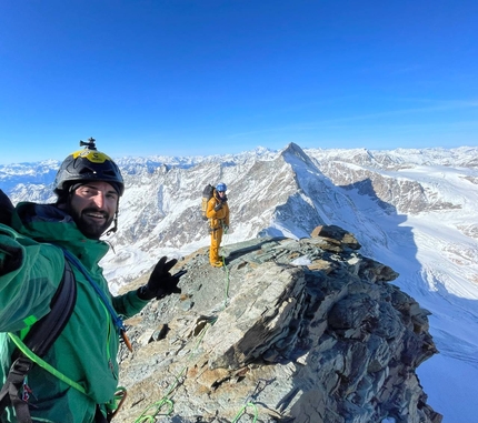 Via Diretta allo Scudo sul Cervino, prima ripetizione e prima invernale per Jerome Perruquet e Stefano Stradelli