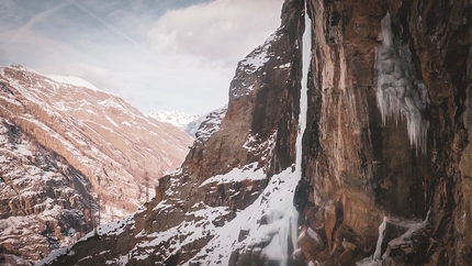 Repentance Super, the most coveted ice climb in Cogne