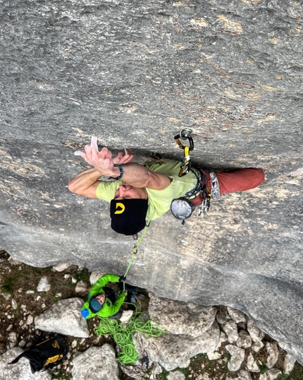 Alessandro Zeni, Malvasia, Dvigrad - Ale Zeni climbing Malvazija at Dvigrad in Croatia