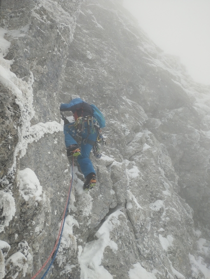 Grotta delle Ciaole, Campitello Matese, Riccardo Quaranta, Nico Caprioli, Antonio Patullo - Riccardo Quaranta sul terzo tiro di 'Running free', Grotta delle Ciaole, Campitello Matese