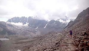 Pizzo Bernina - Pizzo Bernina: Salendo al rifugio Marinelli