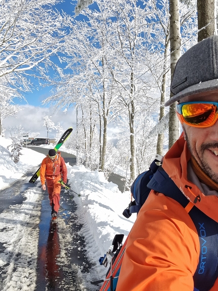 Via del Sale, Castellaro, Varzi, Sori, Alessandro Beretta, Cristian Candiotto - La traversata invernale della Via del Sale da Castellaro (Varzi) a Sori (Alessandro Beretta, Cristian Candiotto 19 - 21/01/2023)