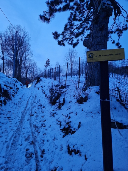 Via del Sale, Castellaro, Varzi, Sori, Alessandro Beretta, Cristian Candiotto - La traversata invernale della Via del Sale da Castellaro (Varzi) a Sori (Alessandro Beretta, Cristian Candiotto 19 - 21/01/2023)