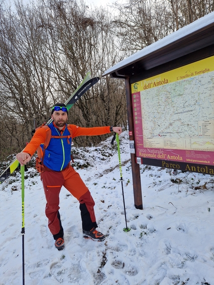 Via del Sale, Castellaro, Varzi, Sori, Alessandro Beretta, Cristian Candiotto - La traversata invernale della Via del Sale da Castellaro (Varzi) a Sori (Alessandro Beretta, Cristian Candiotto 19 - 21/01/2023)