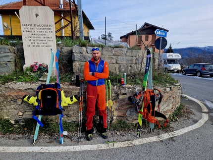 Via del Sale, Castellaro, Varzi, Sori, Alessandro Beretta, Cristian Candiotto - La traversata invernale della Via del Sale da Castellaro (Varzi) a Sori (Alessandro Beretta, Cristian Candiotto 19 - 21/01/2023)