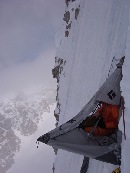 Mount Hunter - The Cartwright Connection -  the North Face of Mt. Hunter, Alaska. FA Jon Bracey and Matt Helliker 13 – 18 May 2011 Ca 6000ft, Alaskan grade 6 (M6, AI6, 5.8, A2)