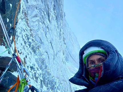 Greenland, Oqatssut Wall, Paweł Hałdaś, Marcin Tomaszewski - First ascent of FRAM, Oqatssut Wall, Greenland (Paweł Hałdaś, Marcin Tomaszewski 10-24/02/2023)