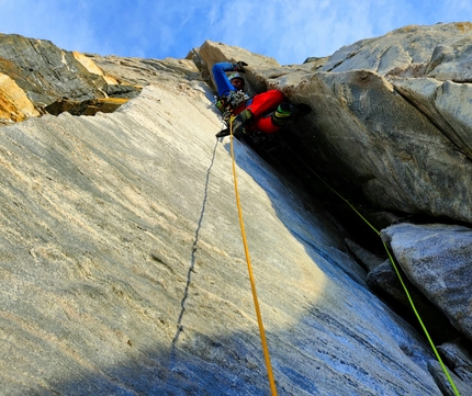 Greenland, Oqatssut Wall, Paweł Hałdaś, Marcin Tomaszewski - First ascent of FRAM, Oqatssut Wall, Greenland (Paweł Hałdaś, Marcin Tomaszewski 10-24/02/2023)