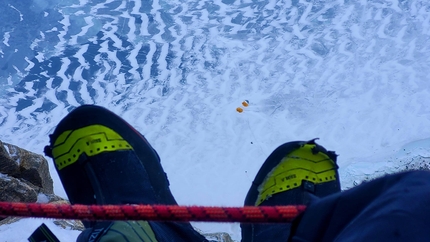 Greenland, Oqatssut Wall, Paweł Hałdaś, Marcin Tomaszewski - First ascent of FRAM, Oqatssut Wall, Greenland (Paweł Hałdaś, Marcin Tomaszewski 10-24/02/2023)