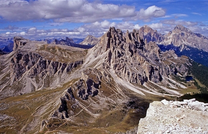 Croda da Lago - Croda da Lago dal Becco di Mezzodì