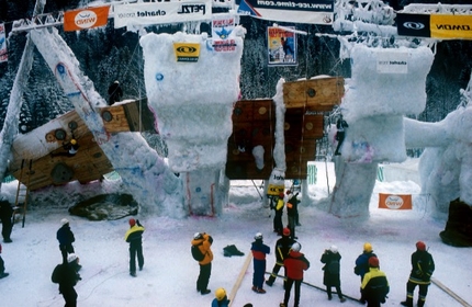 Ice World Cup Valle di Daone 2001 - The ice structure, Ice World Cup Valle di Daone 2001