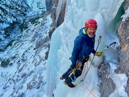 Dolomiti, Kurt Astner, Christoph Hainz - Samurai in Val Travenanzes, Dolomiti (Kurt Astner, Christoph Hainz 02/2022)