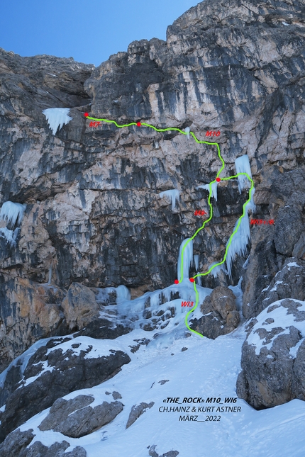 Dolomiti, Kurt Astner, Christoph Hainz - The Rock in Val Pra del Vecio, Dolomiti (Kurt Astner, Christoph Hainz 03/2022)