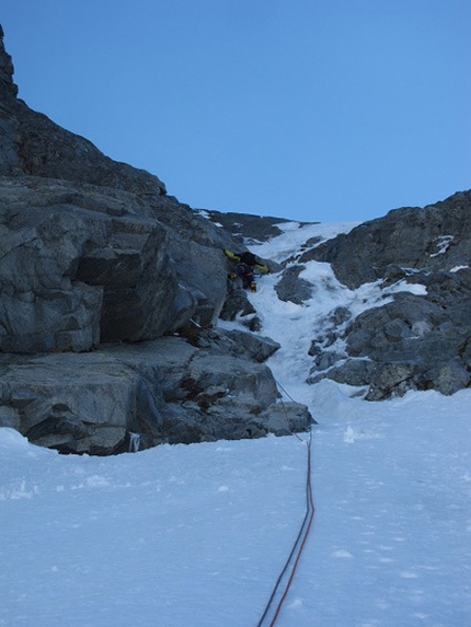 Goulotte del Pioda - Goulotte del Pioda, Masino-Disgrazia mountain chain