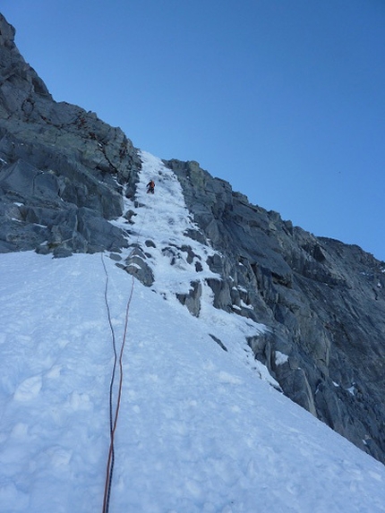 Goulotte del Pioda - Goulotte del Pioda, Masino-Disgrazia mountain chain