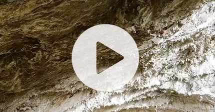 Watch Adam Ondra onsight Water World (9a) at Osp in Slovenia