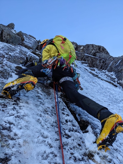 Ben Nevis, Scozia, Dario Eynard, Fabio Olivari - Ben Nevis, Scottish Winter Climbing Meet 2023