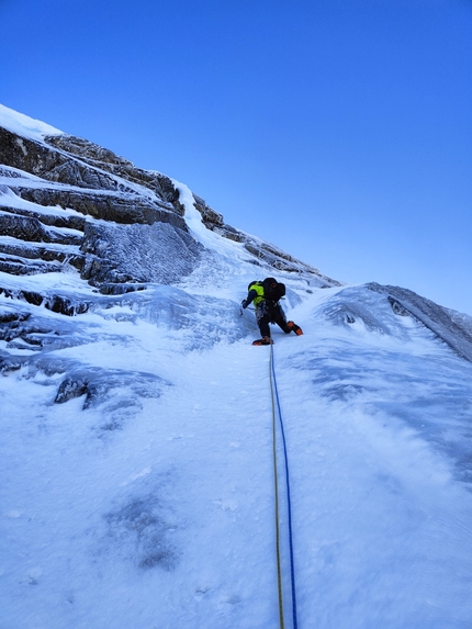 Ben Nevis, Scozia, Dario Eynard, Fabio Olivari - Ben Nevis, Scottish Winter Climbing Meet 2023